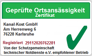 Kanalreinigung Karlsruhe Grünwettersbach